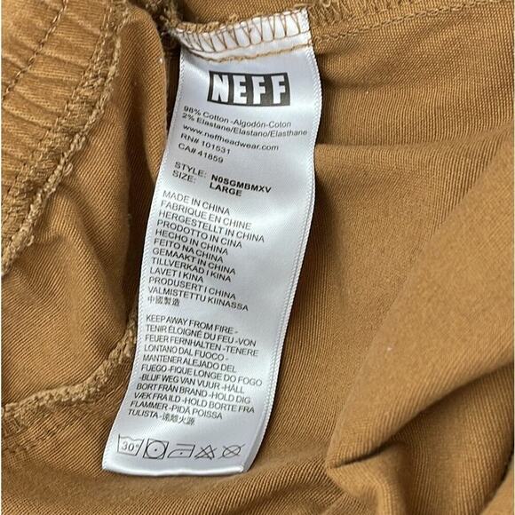 NEFF MEN'S  CANVAS JOGGER PANTS SIZE L - Picture 8 of 8